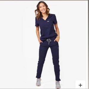 Yola Skinny Scrub Pant Navy